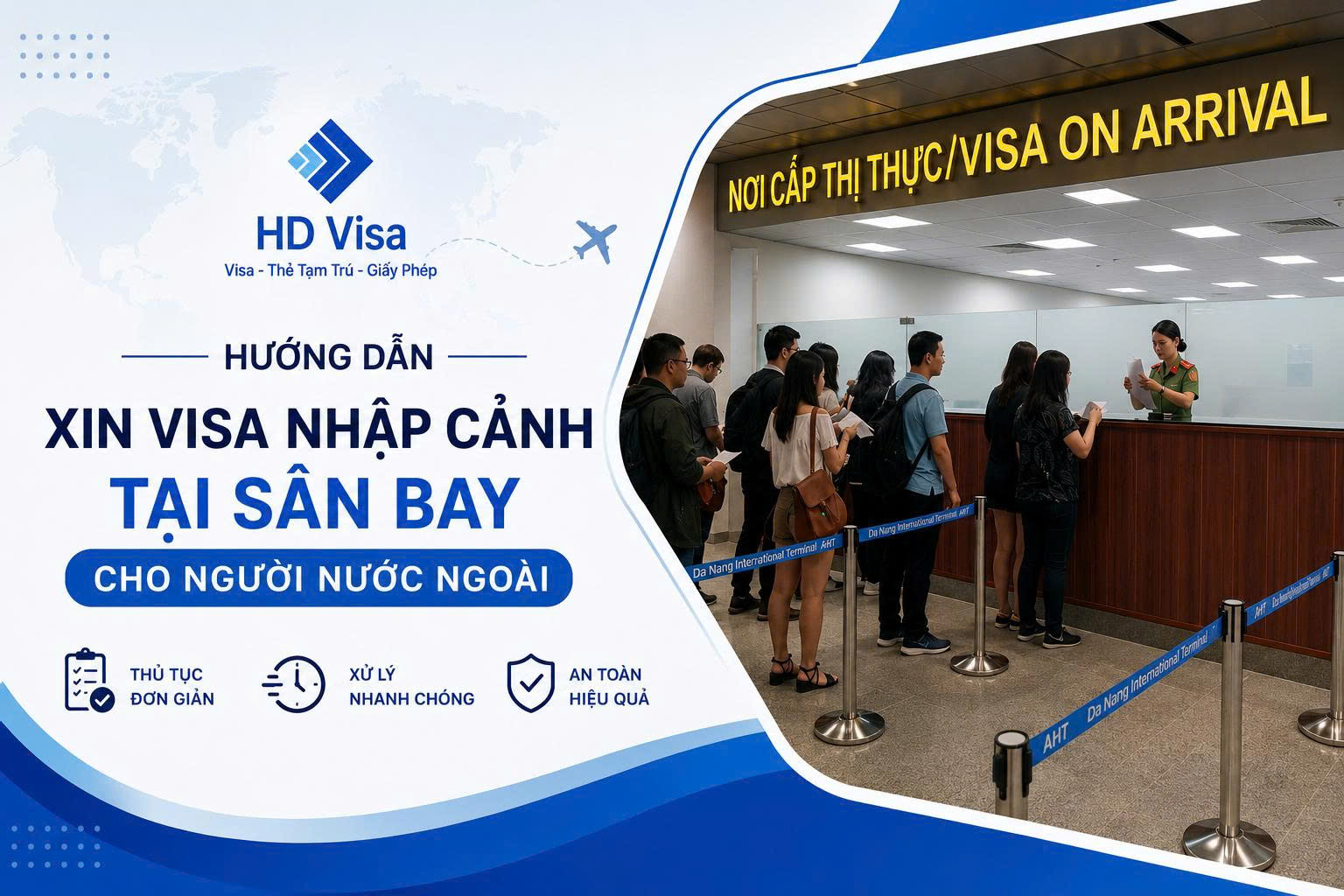 Visa nhập cảnh tại sân bay cho người nước ngoài