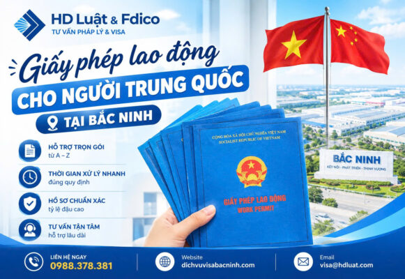 Giấy phép lao động cho người trung quốc tại bắc ninh